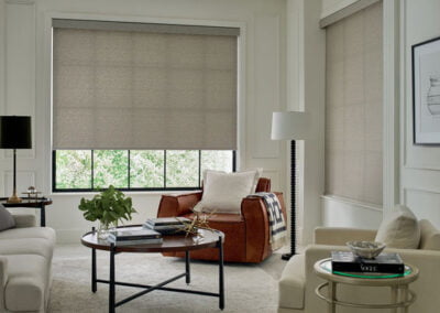 roller shade custom window coverings from Camelot Interiors